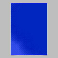 Geometrical abstract halftone circle background pattern page design