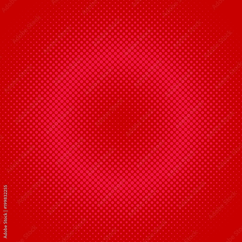 Aufkleber red abstract halftone dot background pattern template