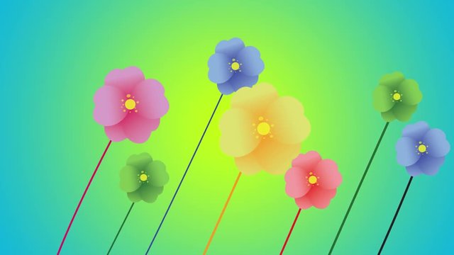 Anima&ccedil;&atilde;o feita com flores