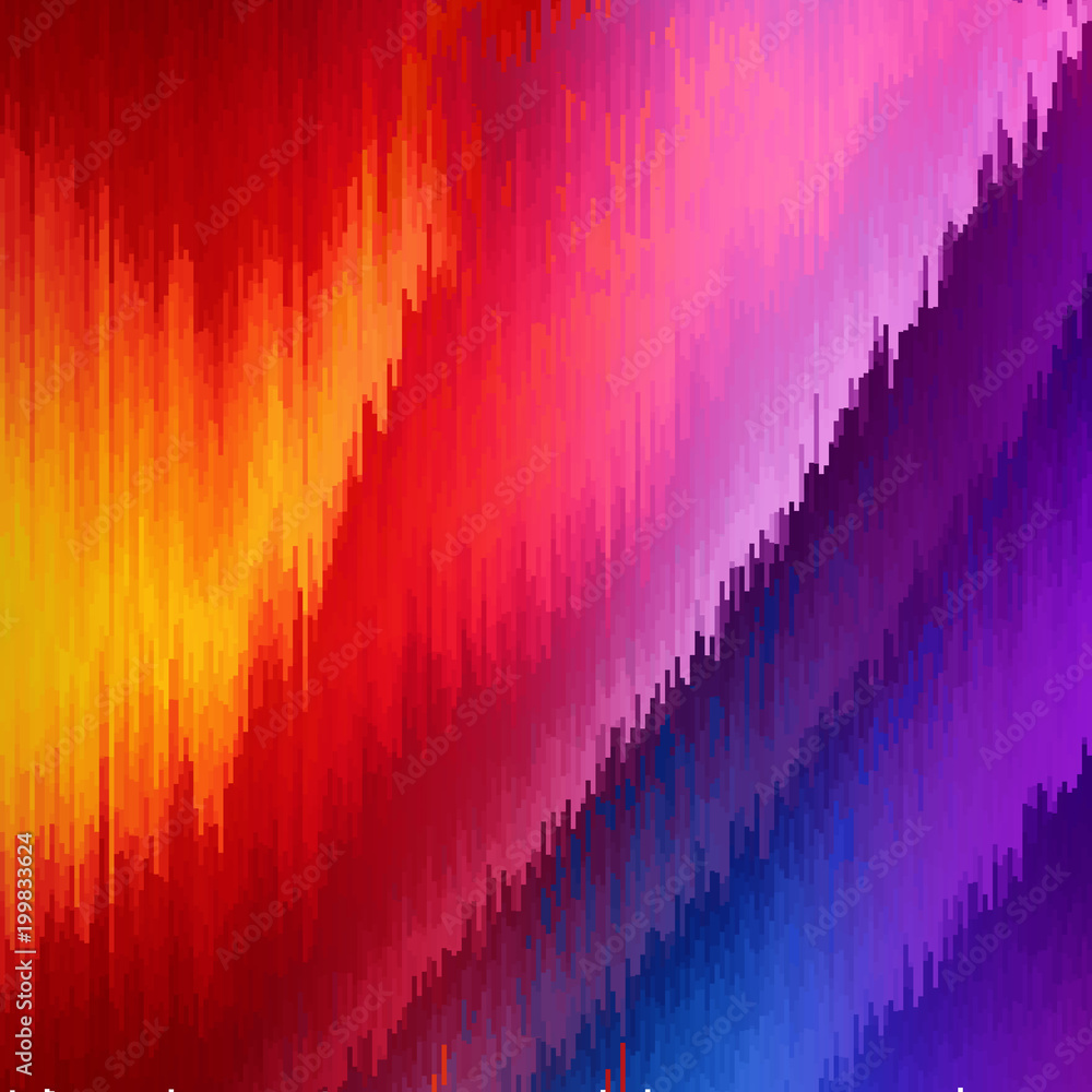 Aufkleber digital image data distortion. vector glitch background.