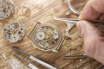 Mechanical watch repair