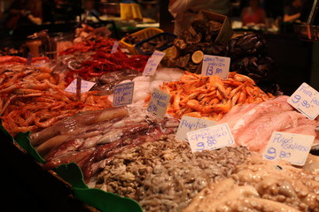 Fresh fish in the market