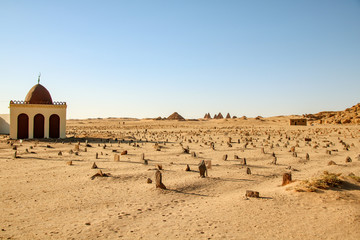 Jebel Barkal, cemetry, Sudan