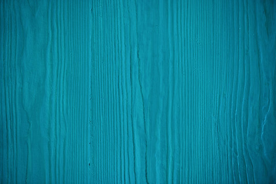 Wood blue texture. Blue timber board with weathered crack lines. Natural background for shabby chic design. Grey wooden floor image. Aged tree surface close-up backdrop template