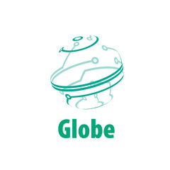 vector logo globe