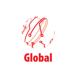 vector logo globe