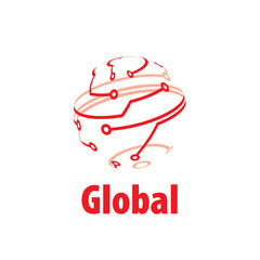 vector logo globe