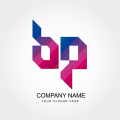 BP Letter Logo Design