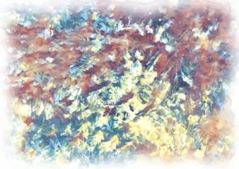 Watercolor painting abstract texture.