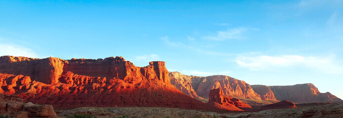 Sunrise Marble Canyon Arizona - obrazy, fototapety, plakaty