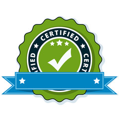 Certified label illustration