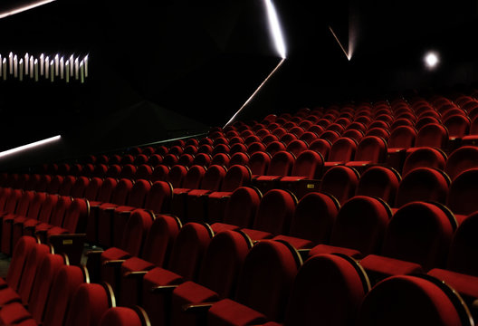 chairs on theater, cinema