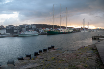 Fototapeta premium Løgstør Havn Løgstør Hafen