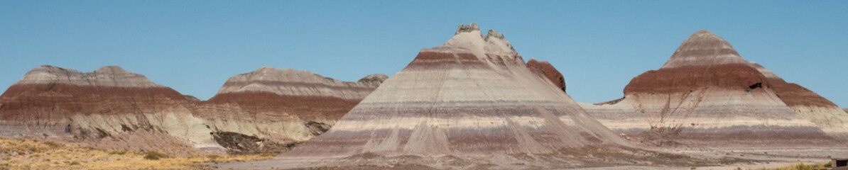 Painted desert hills