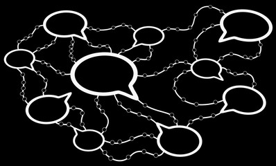 White Speech Bubbles Draft Links