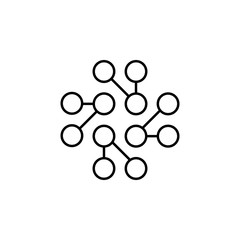 nano particles icon. Element of nano technology icon. Premium quality graphic design icon. Signs and symbols collection icon for websites, web design, mobile app