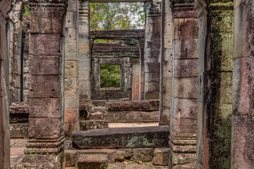 Naklejka premium Kambodża Angkor Complex 360