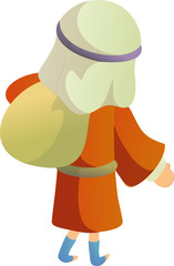 Close-up of man holding bag