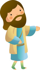 Rear view of man walking