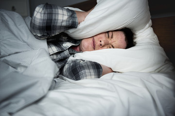 A woman with problem sleeping