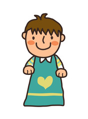 Close-up of boy smiling