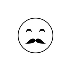 whiskered icon. Detailed set of avatars of professions icons. Premium quality line graphic design. One of the collection icons for websites, web design, mobile app