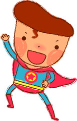 Side view of boy standing