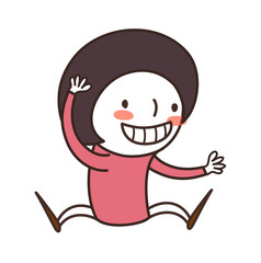 Close-up of boy smiling