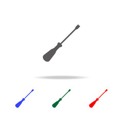 Screwdriver icon. Elements of construction tools multi colored icons. Premium quality graphic design icon. Simple icon for websites, web design, mobile app, info graphics
