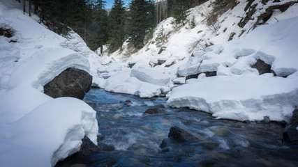 winter river