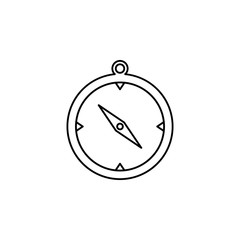 compass icon. Element of navigation illustration. Premium quality graphic design icon. Signs and symbols collection icon for websites, web design, mobile app