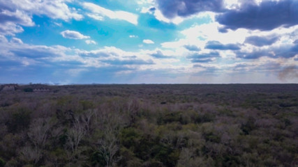 Natural colors from a bird's eye view. Amazing views and Mexican Selva in all its glory