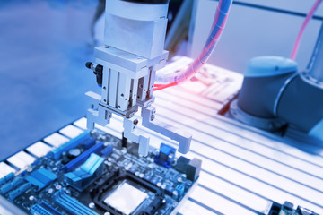 Robotic and Automation system control application on automate robot arm