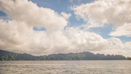 The hills of Busuanga Island. Philippines. Coron. Palawan.