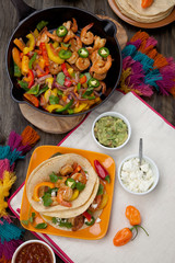 Two Shrimp Fajitas