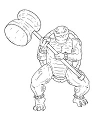 strong mutant illustration