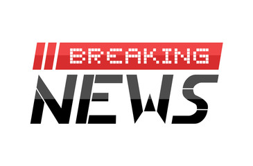 Breaking news symbol