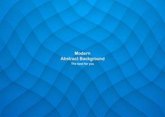 Obraz premium Abstract blue curve background with copy space for white text. Modern template design for cover, brochure, web banner and magazine.