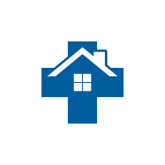 House Medical Logo Icon Design
