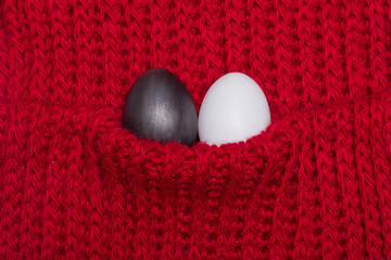 Two different eggs