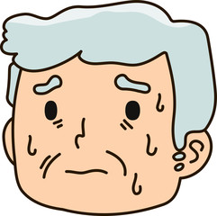 Grandpa Facial expressions,impatient