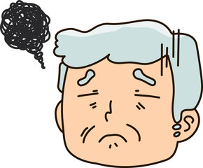 Grandpa Facial expressions,disappointed