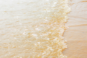 Sea waves in summer.