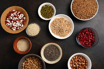 Organic beans and sereals