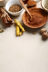 Aromatic cinnamon powder and spice