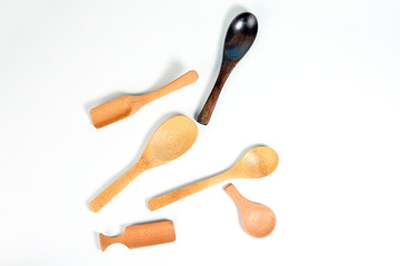 Wooden spoon border frame