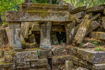 Fototapeta premium Cambodia Angkor Complex 360 