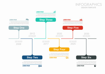 Infographic template. Vector illustration. Can be used for workflow layout, diagram, business step options, banner.