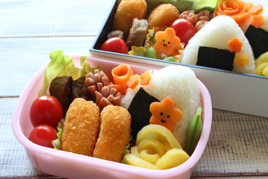 お花のお弁当