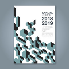 Abstract minimal geometric shapes polygon design background for business annual report book cover brochure flyer poster